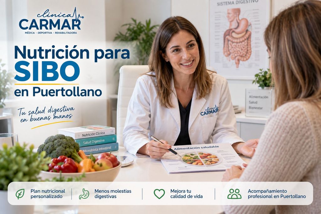 Consulta de nutrición personalizada en Clínica Carmar en Puertollano