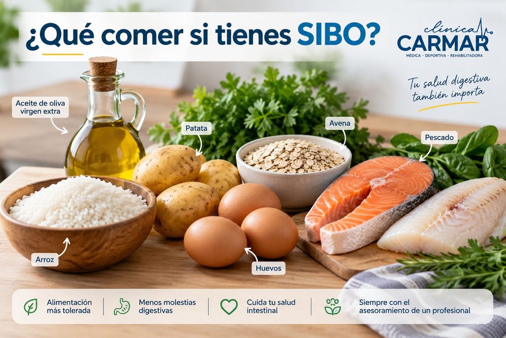 Alimentos que suelen tolerarse mejor en una alimentación adaptada al SIBO